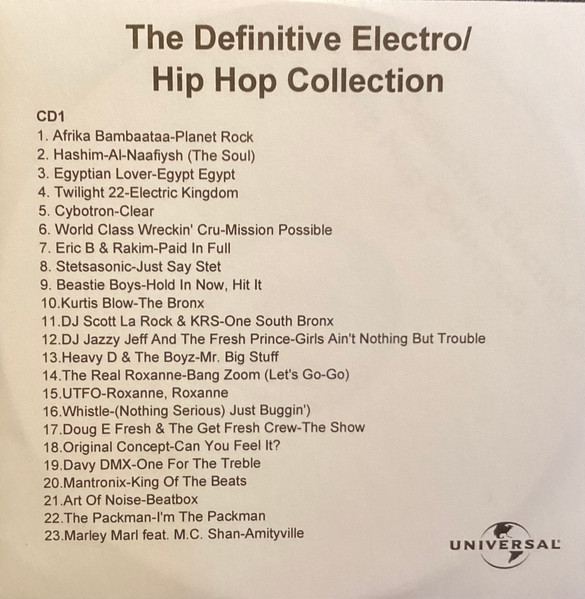 The Definitive Electro/Hip Hop Collection (2004, CDr) - Discogs