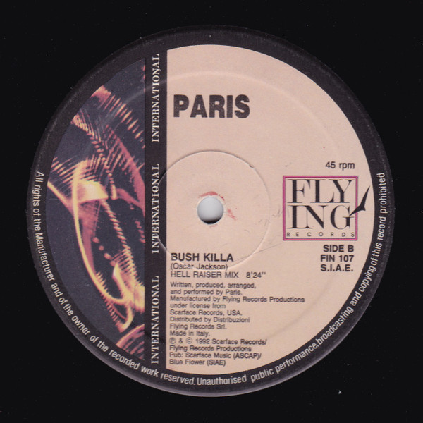 descargar álbum Paris - The Days Of Old Bush Killa