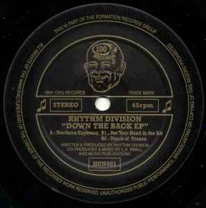 Rhythm Division - Down The Back EP album cover