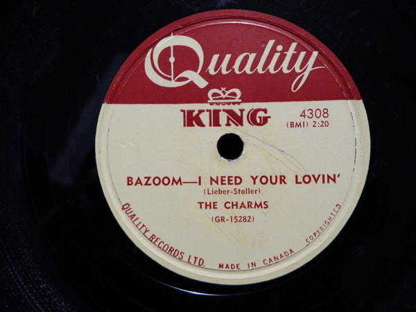 The Charms – Bazoom (I Need Your Lovin') / Ling, Ting, Tong (1955