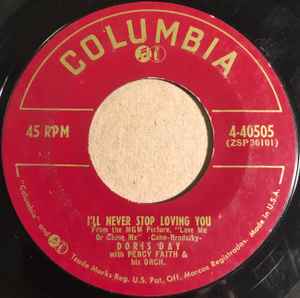 Doris Day - I'll Never Stop Loving You / Never Look Back album cover