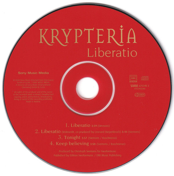 descargar álbum Krypteria - Liberatio