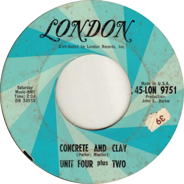 Unit Four Plus Two – Concrete And Clay (1965, Vinyl) - Discogs