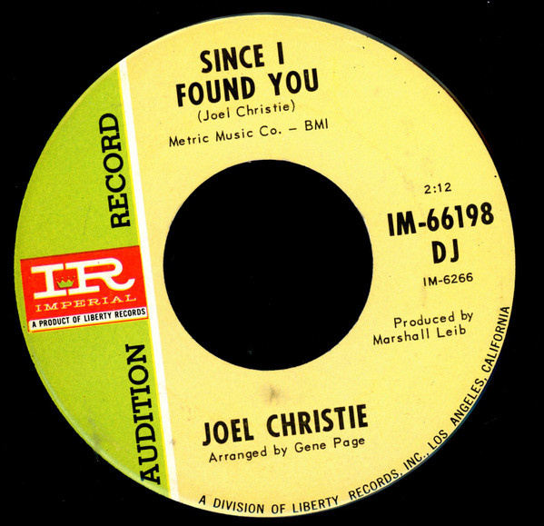 ladda ner album Joel Christie - Since I Found You