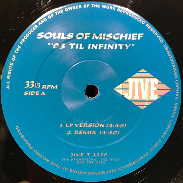 Souls Of Mischief - 93 'Til Infinity | Releases | Discogs