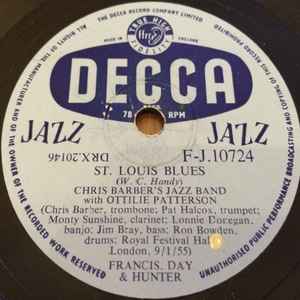 Chris Barber's Jazz Band - St. Louis Blues / The World Is Waiting For The Sunrise album cover
