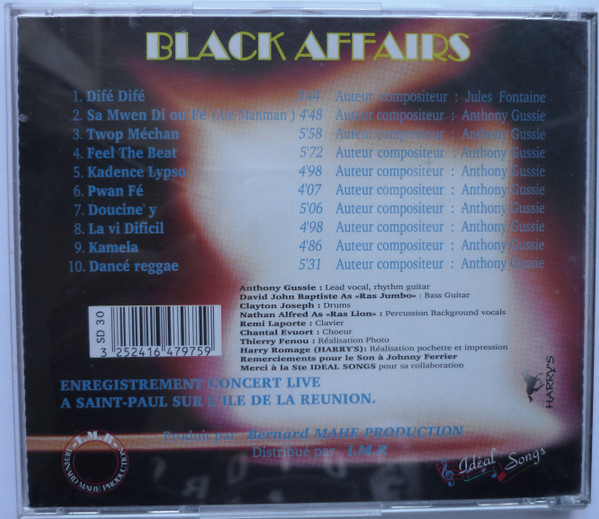 lataa albumi Black Affairs - Difé Difé En Live A St Paul Ile De La Réunion