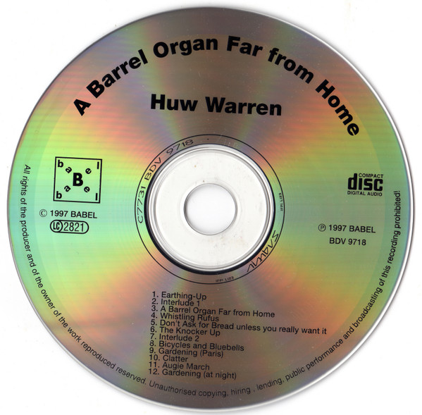 baixar álbum Huw Warren - A Barrel Organ Far From Home