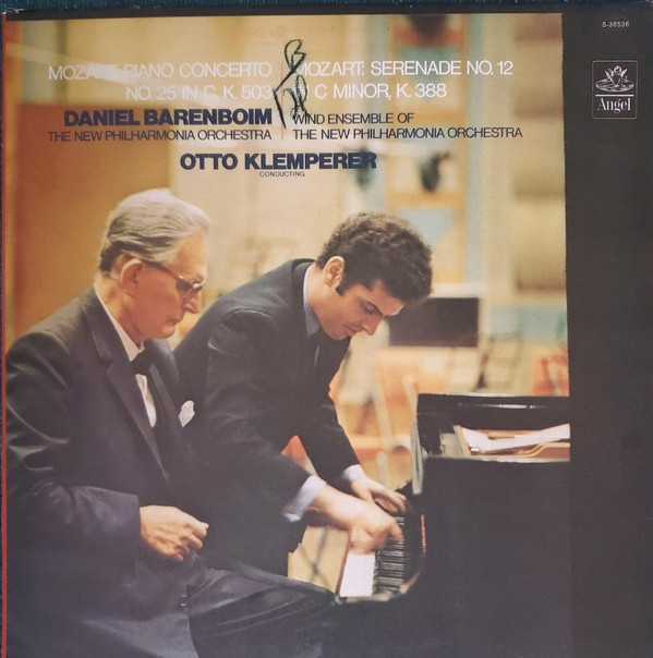 ladda ner album Mozart Daniel Barenboim, The New Philharmonia Orchestra, Otto Klemperer - Piano Concerto No 25 In C K503 Serenade No 12 In C Minor K388
