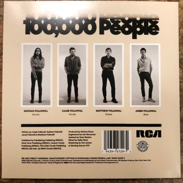 Kings Of Leon - The Bandit / 100,000 People | RCA Records (194397472974) - 2