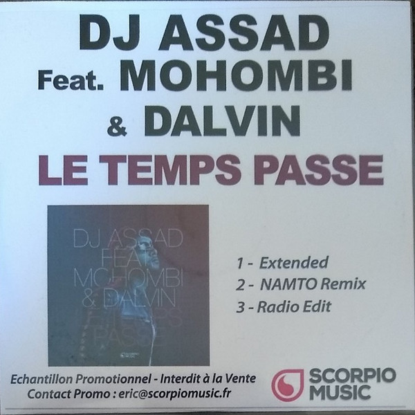 descargar álbum DJ Assad Feat Mohombi - Le Temps Passe