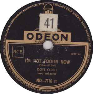 Doye O'Dell - I'm Not Foolin Now / Bath Tub Blues album cover