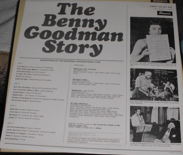 last ned album Benny Goodman And His Orchestra - The Benny Goodman Story Soundtrack Of The Universal International Film
