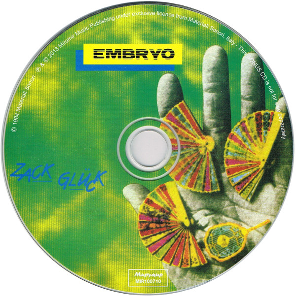 ladda ner album Embryo - Zack Glück