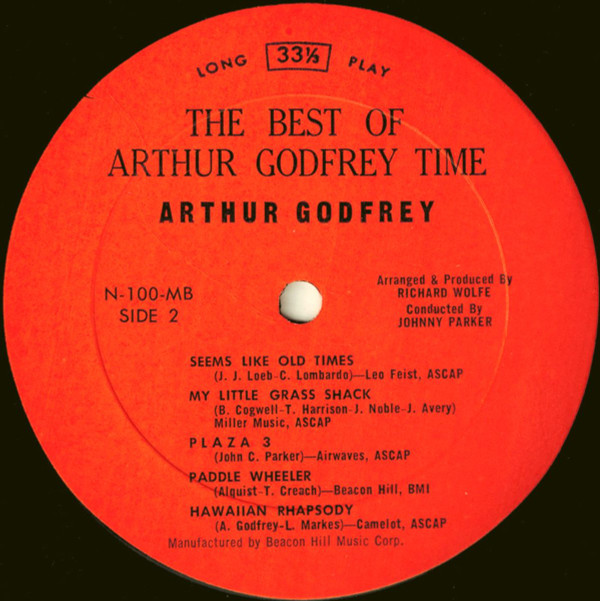 last ned album Arthur Godfrey - The Best Of Arthur Godfrey Time