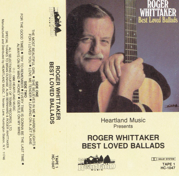 Roger Whittaker – Best Loved Ballads (1988, Vinyl) - Discogs