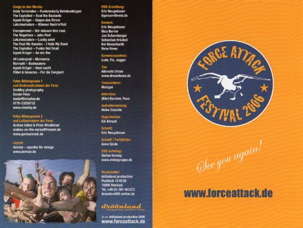 Album herunterladen Various - Force Attack 2006 100 Punkrock Auf DVD