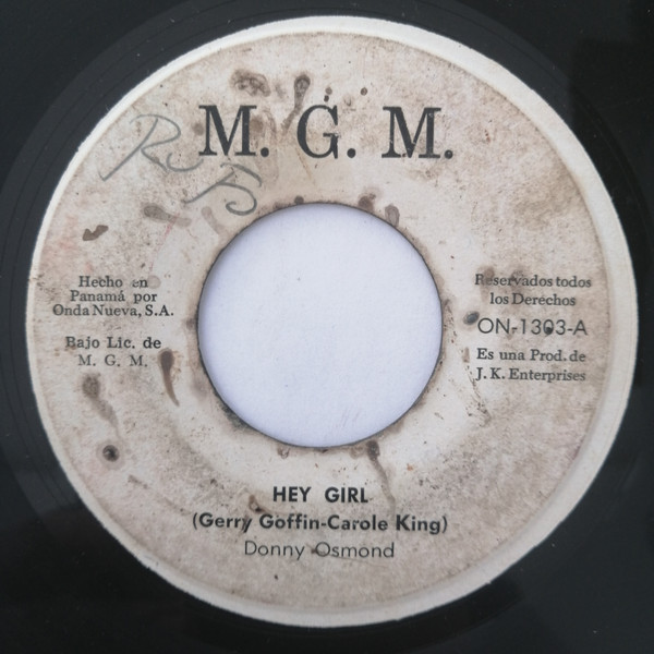 Donny Osmond - Hey Girl | Releases | Discogs