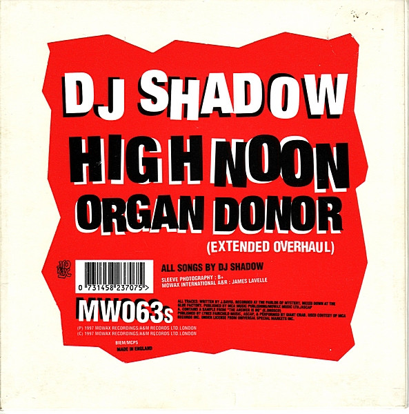 DJ Shadow – High Noon (1997, Vinyl) - Discogs