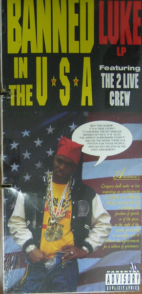 Luke Featuring The 2 Live Crew Banned In The Usa The Luke Lp 1990 Longbox Cd Discogs 