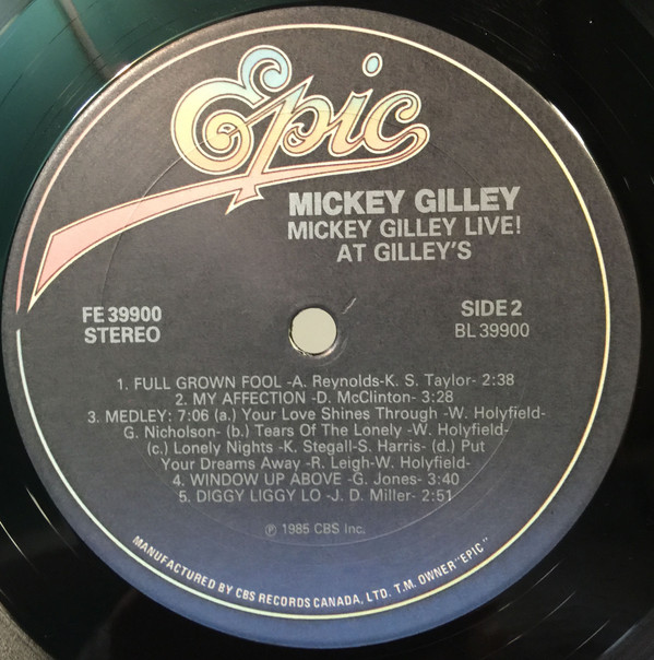 ladda ner album Mickey Gilley - Mickey Gilley Live At Gilleys