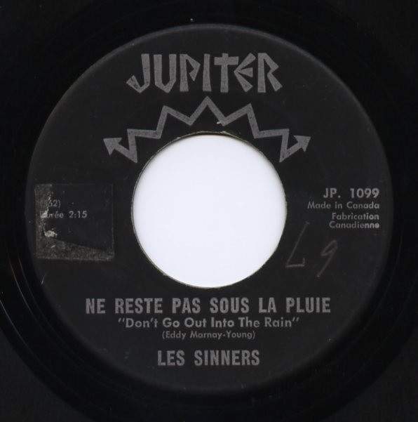 Les Sinners - Ne Reste Pas Sous La Pluie (Don't Go Out Into The Rain) | Jupiter (JP. 1099)