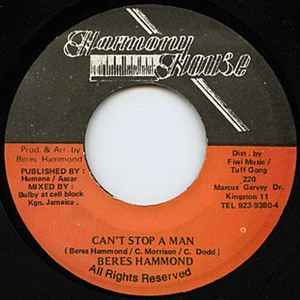 Beres Hammond – Can't Stop A Man (1995, Vinyl) - Discogs