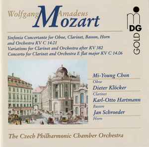 Wolfgang Amadeus Mozart - Sinfonia Concertante For Oboe, Clarinet, Basson, Horn and Orchestra KV C 14.01 album cover