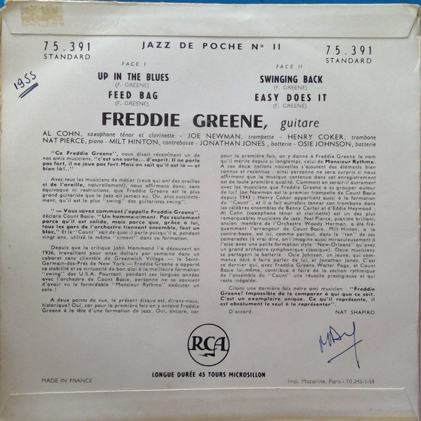 ladda ner album Freddie Green - Up In The Blues