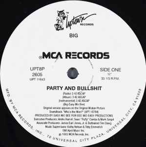 BIG – Party And Bullshit (Vinyl) - Discogs