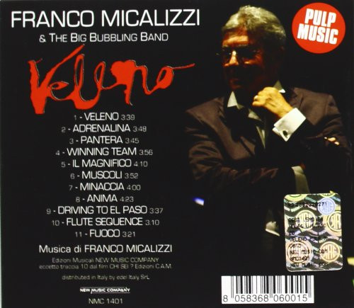 last ned album Franco Micalizzi & The Big Bubbling Band - Veleno