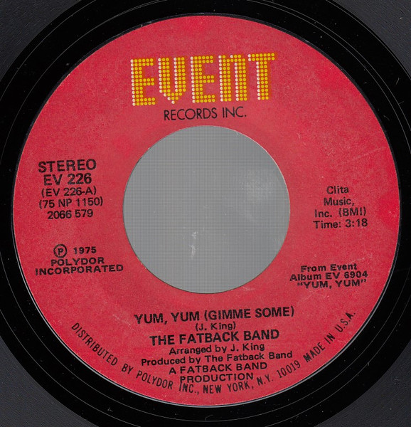 The Fatback Band Yum Yum Gimme Some 1975 Vinyl Discogs