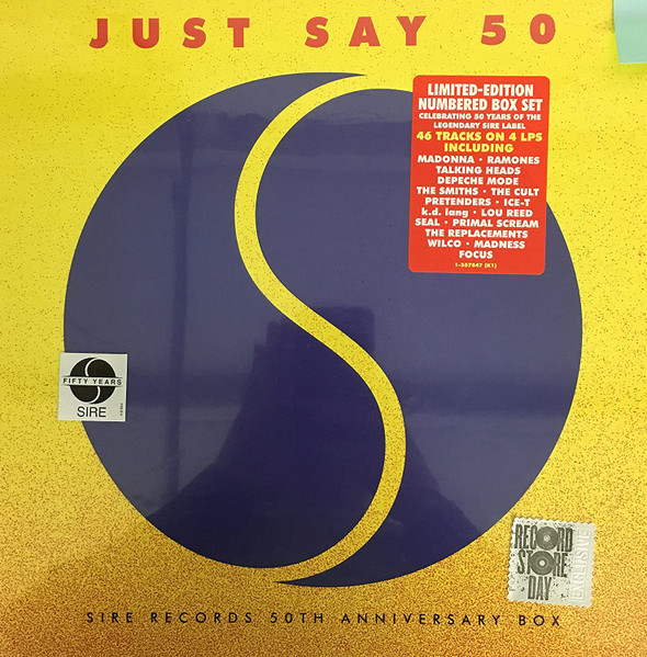 Just Say 50 (Sire Records 50th Anniversary Box) (2017, Vinyl