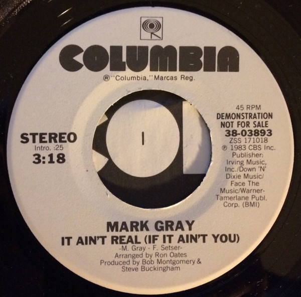 Mark Gray – Whatever Happened To The Good Old Days / It Ain't Real