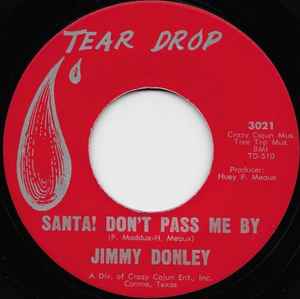 Jimmy Donley - Santa! Don't Pass Me By / Santa's Alley album cover