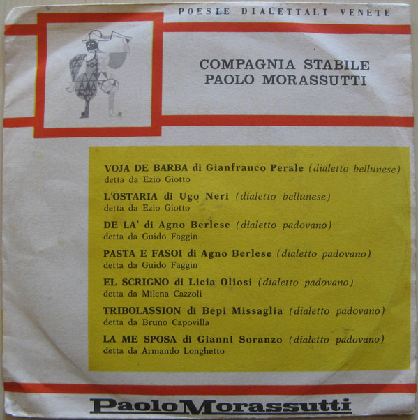 baixar álbum Compagnia Stabile Paolo Morassutti - Poesie Dialettali Venete