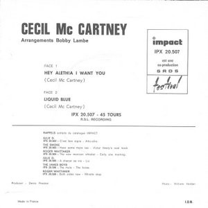 ladda ner album Cecil McCartney - Hey Alethia I Want You Liquid Blue