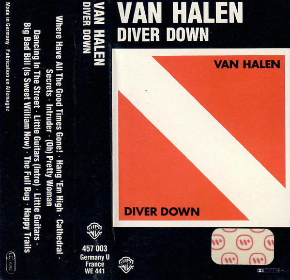 Van Halen – Diver Down (1982, Cassette) - Discogs