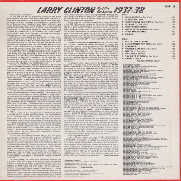 lataa albumi Download Larry Clinton And His Orchestra - The Uncollected Larry Clinton And His Orchestra 1937 1938 album