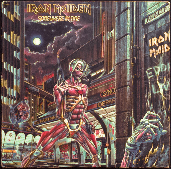 Iron Maiden – Somewhere In Time (1986, Vinyl) - Discogs