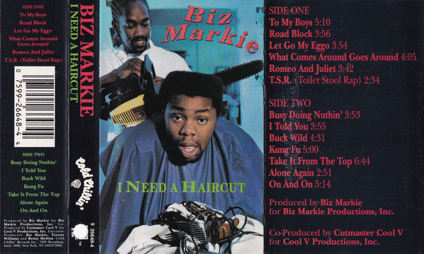 Biz Markie – I Need A Haircut (1991, Cassette) - Discogs