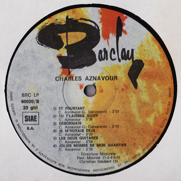 Album herunterladen Charles Aznavour - Morire DAmore