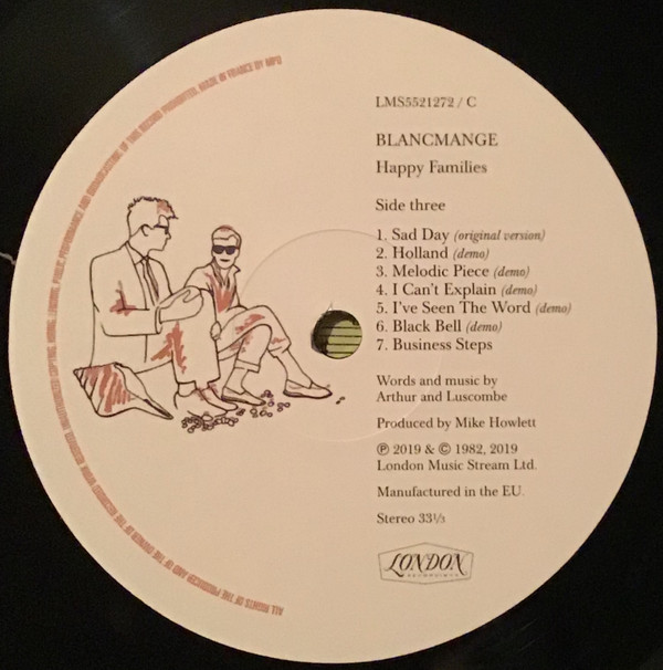 télécharger l'album Blancmange - Happy Families Original Album Remaster Bonus Lp