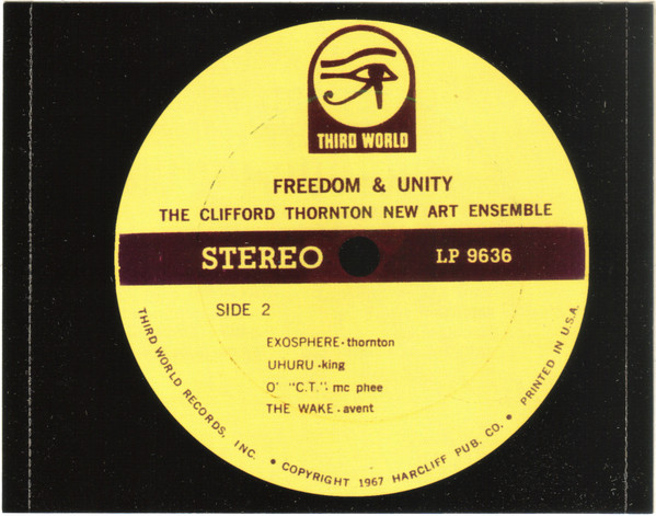 télécharger l'album The Clifford Thornton New Art Ensemble - Freedom Unity