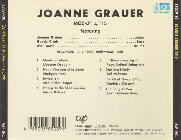 descargar álbum Joanne Grauer Trio - Joanne Grauer Trio