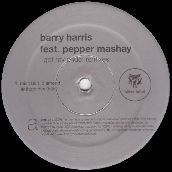 Barry Harris feat Pepper, I got my pride