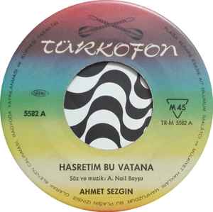 Ahmet Sezgin - Hasretim Bu Vatana / Giderim Giderimde Yolum Yan Gelir album cover