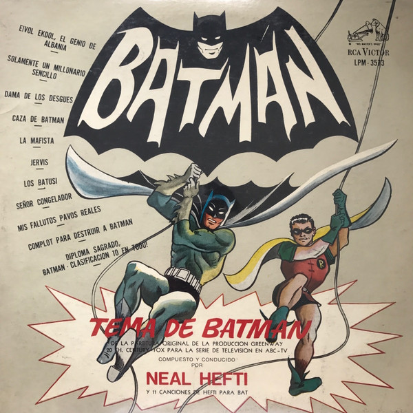 Neal Hefti - Batman Theme And 11 Hefti Bat Songs | Releases | Discogs
