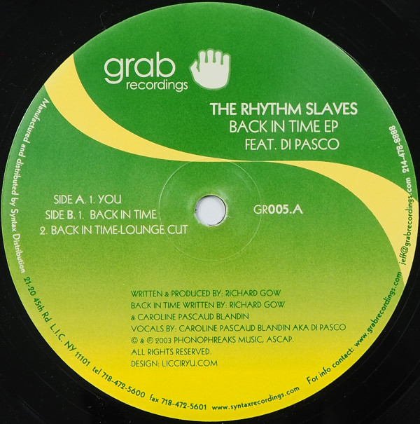 descargar álbum The Rhythm Slaves - Back In Time EP
