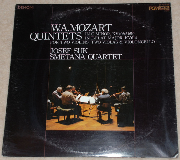 Wolfgang Amadeus Mozart – Quintets In C Minor, KV406 (516b) & In E